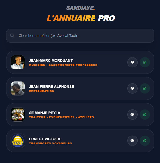 Mes cartes de visites dans mon porte-cartes